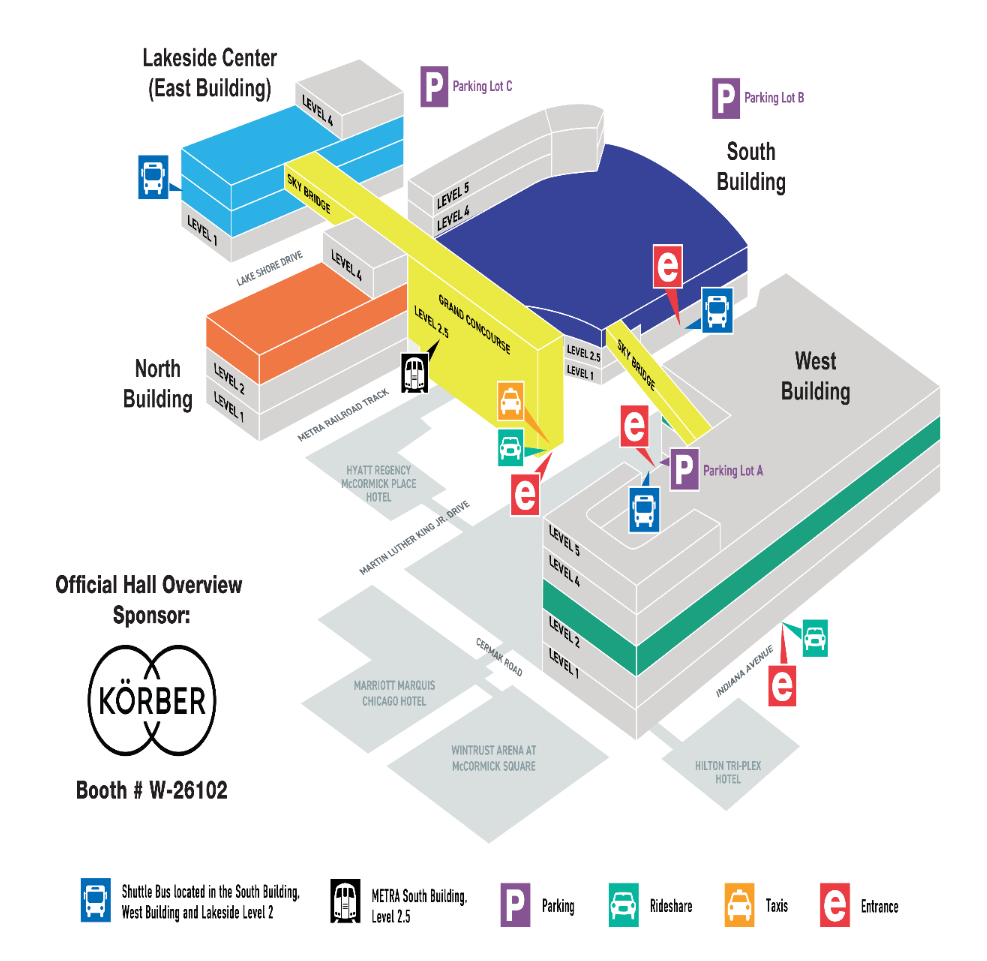 pack expo international floor plan